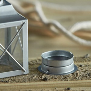 Lanterne de tombe en aluminium avec motif de feuilles Couleurs personnalisées Intérieur et extérieur Décoration de maison et de jardin Design classique éclair - Product Image 2