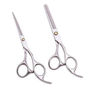 Tijeras de Peluquería Profesionales de Acero Inoxidable, Ligeras y Ecológicas, con Hojas Afiladas para un Corte de Cabello Suave - Product Image 3