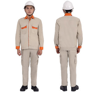 Chaqueta protectora de dos tonos para trabajadores de fábrica Logotipo personalizado aceptable - Product Image 4