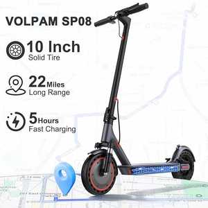 Trottinette électrique VOPAM prête à être expédiée, moteur puissant 350W/500W, pneus solides 8,5"/10", autonomie maximale 19/22 mph, double freinage - Product Image 3