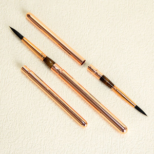 <span class=keywords><strong>Kolinsky</strong></span> voyage <span class=keywords><strong>aquarelle</strong></span> pinceaux Sable cheveux rond <span class=keywords><strong>aquarelle</strong></span> <span class=keywords><strong>pinceau</strong></span> Portable artiste pinceaux avec poche étui de protection - Product Image 4