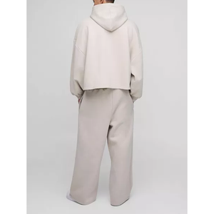 Nouveau Hoodie Polaire Homme Oversize 100% Coton, Coupe Boxy Décontractée, Fermeture Éclair, Logo Personnalisé, Qualité Supérieure, Vente en Gros 2026 - Product Image 3