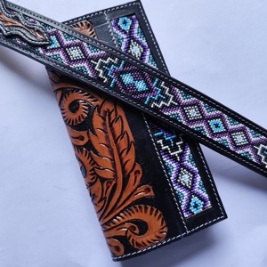 กระเป๋าคลัทช์หนังแท้คุณภาพพรีเมียมสำหรับผู้หญิง ตกแต่งด้วยลูกปัดสไตล์ตะวันตก พร้อมพู่ห้อยและซิป ดีไซน์สั่งทำได้ สไตล์ฤดูใบไม้ร่วง ราคาขายส่ง - Product Image 1