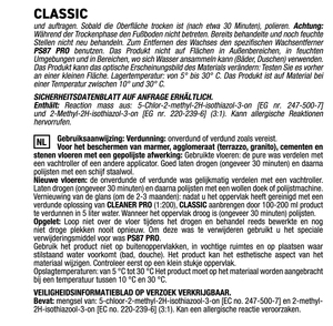 Cire liquide naturelle FILA CLASSIC pour sols en marbre 1L – Facile d'entretien, brillance protectrice pour terracotta et pierre naturelle - Product Image 4