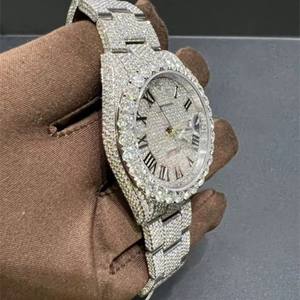 Full Iced Out Mechanical Automatic <b>Wrist</b> Watches Pass Diamond Tester Moissanite Watch <b>for</b> Business Gift - Product Image 2