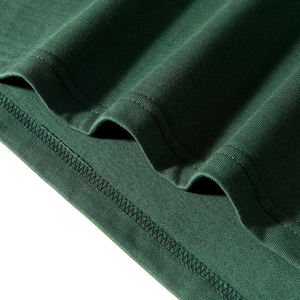 T-shirt à col rond 100% coton lourd pour hommes de qualité supérieure motif solide col rond impression numérique à manches courtes Design vierge Fitness - Product Image 3