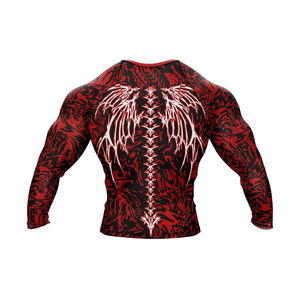 No-Gi Jiu Jitsu Rashguard Custom | High Performance Compression Shirt for BJJ Training Jiu Jitsu Rash Guard - Product Image 3