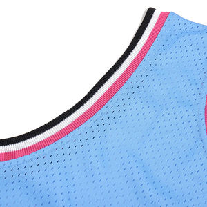 Maillots de basket-ball réversibles respirants personnalisés en gros avec impression numérique, grandes tailles, pour clubs et équipes, en maille - Product Image 4