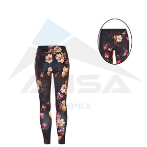 Collants sans couture de sport d'entraînement d'hiver pour femmes dernière conception ensemble de leggings sublimés taille haute motif imprimé respirant - Product Image 6