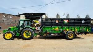 M/S V.M.TRACTORS Heavy-Duty Farming <b>Trailers</b> Maximum Strength Durability High Load Capacity Easy Operation 1-Year Warranty <b>for</b> - Product Image 3
