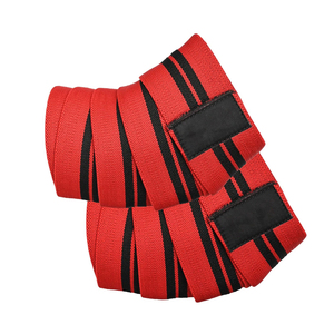 Rodilleras Deportivas Transpirables con Franjas Rojas y Negras, Cierre de Velcro, Unisex, para Todas las Estaciones, Protección para Voleibol - Product Image 4