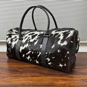 Bolsos de lona de piel de vaca de bajo precio de moda de diseñador bolsos de lona de piel de vaca de alta capacidad para la venta - Product Image 4