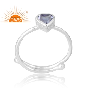 Anillo de piedras preciosas de amatista Rosa natural de Plata de Ley 925 más vendido, fabricante de joyería personalizada - Product Image 1