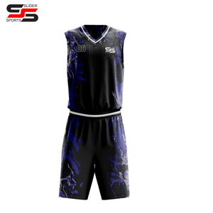 Basketball Uniform for Kids <b>Men</b> Custom Warm up Mesh Uniforms T-<b>Shirts</b> Shorts with Pockets Set Home Graphic Basketball Wear - Product Image 5