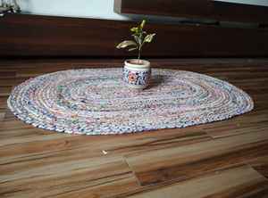 New Multi Arrival <b>Jute</b> <b>Rugs</b> Area <b>Rug</b> Eco-Friendly Non-Slip Modern Geometric Abstract Design Customizable Sizes Available Living - Product Image 4