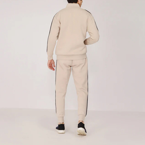 OEM Manufacturer's Men's Quick Dry Hooded Fleece Tracksuit 100% Cotton Solid Pattern Winter Season Breathable Sizes Bulk - Product Image 2