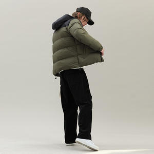 Personnaliser en gros de haute qualité en plein air chaud bulle manteau vêtements 2023 personnalisé hiver capuche doudoune pour hommes - Product Image 2