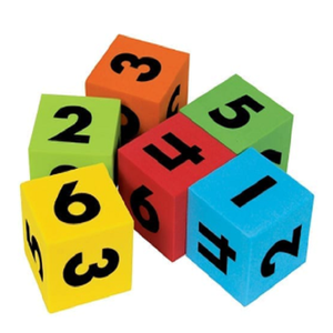 Fourniture de dés de nombres éducatifs pour une utilisation en classe ou à la maison améliore les compétences en calcul - Product Image 1