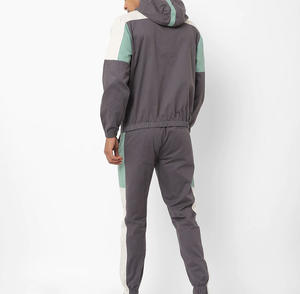 Nouvel ensemble coupe-vent homme tendance 2026 – Survêtement d'hiver en nylon avec fermeture éclair, pantalon de jogging et veste à capuche – Grandes tailles disponibles - Product Image 3