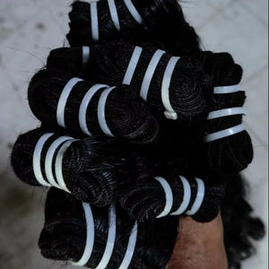 Paquetes de armadura de cabello de cutícula recta India sin procesar, cabello humano indio virgen brasileño largo de 40 pulgadas - Product Image 1