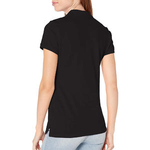Camisetas de polo de alta calidad hechas de poliéster y algodón para mujer, camisetas de polo con diseño de logotipo personalizado para mujer - Product Image 3