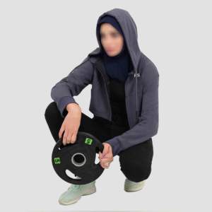 Sudaderas con Capucha de Punto Sólido Anti-Pilling Estilo Urbano para Mujer, Ropa Deportiva Islámica Modesta, Ropa de Gimnasio de Fibra de Bambú, ¡Gran Oferta de Invierno! - Product Image 1