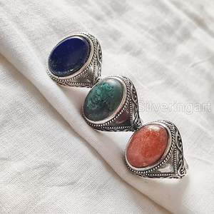 Wholesale <b>Mens</b> <b>Ring</b> Natural Tourmaline <b>Ruby</b> Lapis Onyx Rutile Garnet Gemstone Turkish <b>Ring</b> Jewelry 925 Sterling Silver <b>Ring</b> - Product Image 6