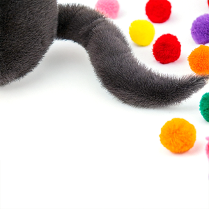 Lemonster grey <span class=keywords><strong>Wolf</strong></span> Anime đồ chơi sang trọng 9.5/24 cm 21/53 cm Polyester chất liệu cotton pp cotton ODM cho bộ sưu tập quà tặng sinh nhật - Product Image 3