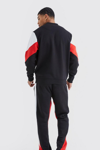 Survêtements coupe-vent d'hiver à manches longues personnalisés pour hommes nouvelle mode vêtements d'entraînement en polaire motif solide grande taille - Product Image 2