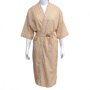 Kimono envolvente con correa de espagueti de tamaño libre Cambric 100% algodón suave transpirable con estampado de bloque indio de alta calidad - Product Image 3