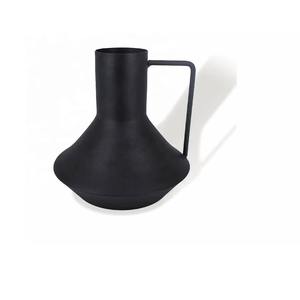 Hot Selling Modern Metal Flower <b>Vase</b> with Handle Modern Metal <b>Table</b> <b>Vase</b> Decorative Pitcher <b>Vase</b> Elegant Home Living Room Decor - Product Image 5