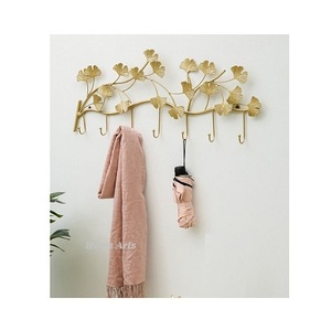 ชุดตะขอแขวนกุญแจผ้าเช็ดตัวสี่ขนาดตะขอแขวนผนังเหล็กสีทองสำหรับบ้านและโรงแรม - Product Image 2