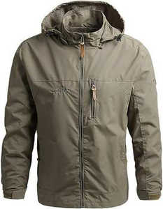 Nueva alta calidad personalizada hombres OEM deportes de invierno al aire libre cortavientos con capucha polar impermeable hombres con capucha Softshell chaquetas - Product Image 6