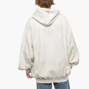 Hecho en Pakistán Ropa de hombre personalizada Sudaderas con capucha de mezcla de algodón Nueva moda Ropa de invierno Sudaderas con capucha desgastadas para hombres - Product Image 3