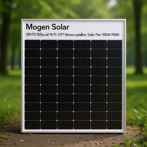 แผงโซลาร์เซลล์โมโนคริสตัลไลน์แบบสองหน้า Mogen Solar 390TD N-Type HJT กำลังไฟ 550W-700W - Product Image 3