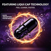 Capsule brûle-graisses noire OEM pour adultes, coupe-faim, stimulant du métabolisme, protection maximale des muscles, capsules pour la perte de poids