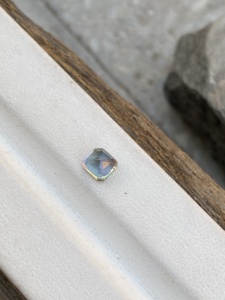 Natural 0,84 quilates tanzanita cuadrado brillante corte piedra no calentada Bio Color zoisita lupa limpia piedras preciosas sueltas para joyería - Product Image 5