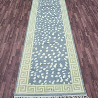 Haute vente 8x10 noué à la main turc persan Oushak tapis ensembles abstrait coureur pour salon zone Design maison tapis tapis