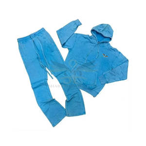 Sudadera con capucha de lavado ácido para hombre de alta calidad, sudadera informal holgada, ropa de calle, pulóver, chándales de lavado ácido - Product Image 4