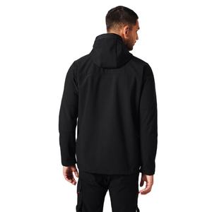 Veste Softshell Personnalisée OEM pour l'Hiver Col Montant Capuche avec Fonctionnalités Imperméables et Coupe-Vent Style Formel pour le Travail en Plein Air Randonnée - Product Image 3