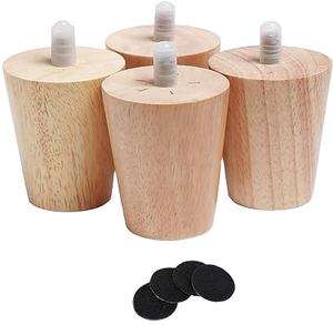 Solid Wood Furniture <b>Legs</b> <b>for</b> Sofa Chair Cabinet Durable Modern Design Load Bearing Replacement <b>for</b> Living Room Indoor Use - Product Image 1