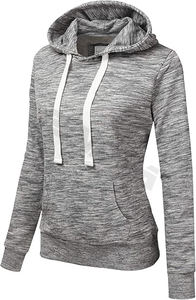 Pull à capuche en coton de haute qualité pour femmes Logo personnalisé imprimé respirant et durable pour le printemps automne grande taille XS - Product Image 2