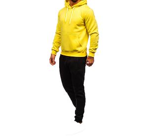 ชุดวอร์มกางเกงวอร์มและมีฮู้ดสำหรับผู้ชายชุดวอร์มล้างแบบปักลาย - Product Image 5