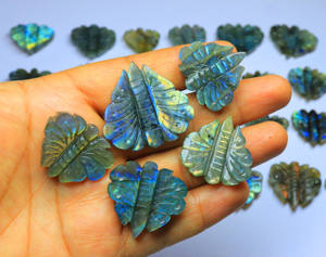 Véritable pierre précieuse de Labradorite bleue en forme de fantaisie Labradorite libre sculptée Pierre bleue de Labradorite Flashy pour la fabrication de bijoux - Product Image 3