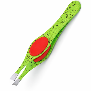 Pinzas Profesionales Ergonómicas de Acero Inoxidable para Cejas, Punta Inclinada de Precisión, Ecológicas y Duraderas, para Depilación de Cejas - Product Image 1