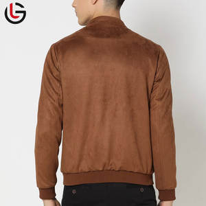 Chaqueta clásica de cuero de ante para hombre de moda High Street Factory Hecho en Pakistán Precio de tela de lona - Product Image 3