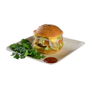 Platos cuadrados de vajilla desechable de hoja de palma biodegradable Natural 100% para bodas y servicio de alimentos a bajo precio - Product Image 5