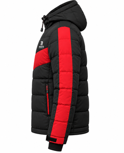 Veste matelassée d'hiver de haute qualité à manches longues avec logo personnalisé, imperméable et chaude pour homme, veste matelassée OEM, streetwear tendance, dernières vestes - Product Image 4