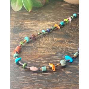 Navajo Handcrafted Multi Stone Fetish Beaded Necklace Bohemian <b>Religious</b> <b>Gift</b> for Weddings & Parties - Product Image 5