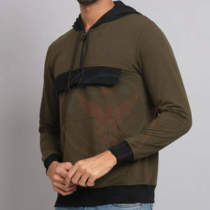 Sweat-shirts d'hiver pour hommes à demi-zip, design personnalisé, avec logo sur mesure, en tissu polaire, détail poche – Qualité supérieure, prix abordable - Product Image 2